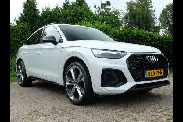 Audi Q5 Sportback 55 TFSI e S edition 367 PK | S Line | Trekhaak | Luchtvering |  21 inch Audi Sport | Stoelverwarming | Bang&Olufsen | Adaptive cruise control | Dodehoeksensoren | Lendesteunverstelling