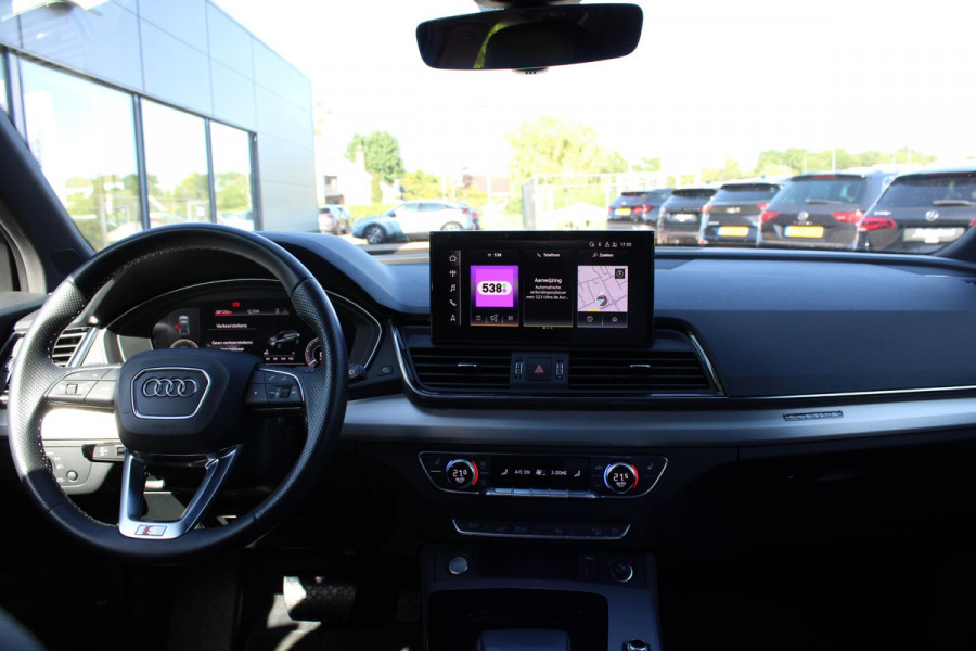 Audi Q5 Sportback 55 TFSI e S edition 367 PK | S Line | Trekhaak | Luchtvering |  21 inch Audi Sport | Stoelverwarming | Bang&Olufsen | Adaptive cruise control | Dodehoeksensoren | Lendesteunverstelling
