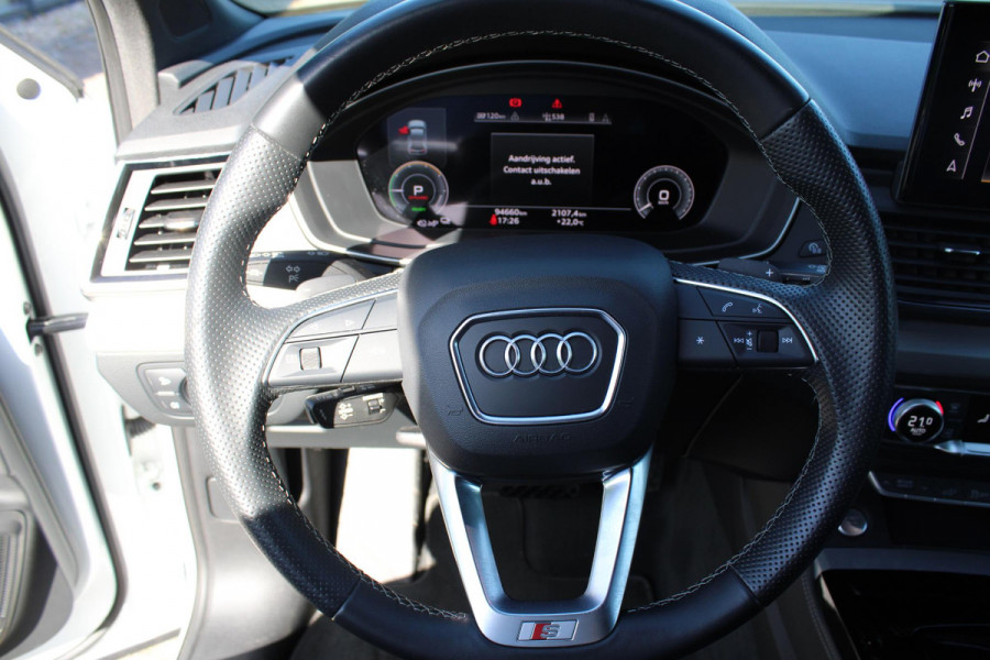 Audi Q5 Sportback 55 TFSI e S edition 367 PK | S Line | Trekhaak | Luchtvering |  21 inch Audi Sport | Stoelverwarming | Bang&Olufsen | Adaptive cruise control | Dodehoeksensoren | Lendesteunverstelling