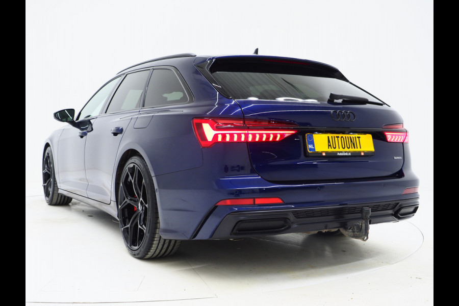 Audi A6 Avant 55 TFSI e quattro Competition Full Black | Leder/Alcantara | Trekhaak | Adaptive Cruise | Keyless | Camera | Memory | Carplay