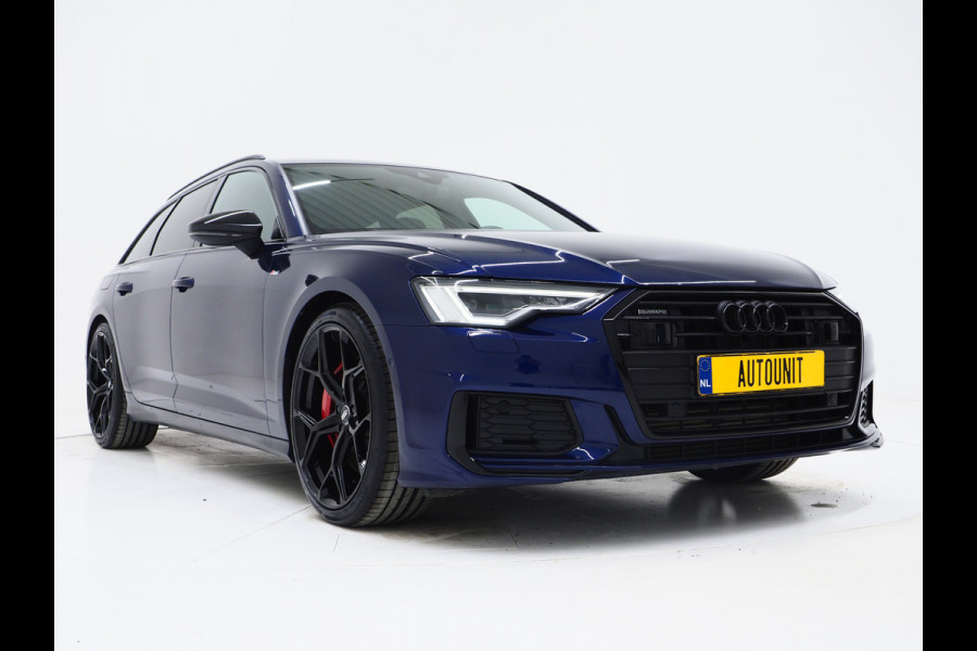 Audi A6 Avant 55 TFSI e quattro Competition Full Black | Leder/Alcantara | Trekhaak | Adaptive Cruise | Keyless | Camera | Memory | Carplay