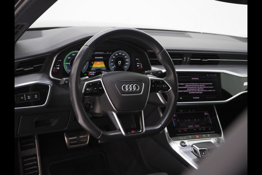 Audi A6 Avant 55 TFSI e quattro Competition Full Black | Leder/Alcantara | Trekhaak | Adaptive Cruise | Keyless | Camera | Memory | Carplay