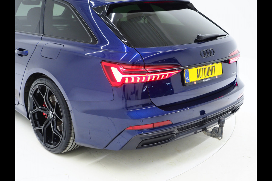 Audi A6 Avant 55 TFSI e quattro Competition Full Black | Leder/Alcantara | Trekhaak | Adaptive Cruise | Keyless | Camera | Memory | Carplay
