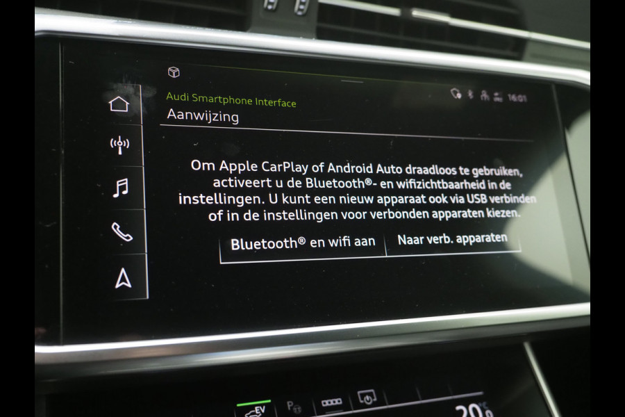 Audi A6 Avant 55 TFSI e quattro Competition Full Black | Leder/Alcantara | Trekhaak | Adaptive Cruise | Keyless | Camera | Memory | Carplay
