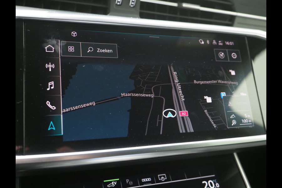 Audi A6 Avant 55 TFSI e quattro Competition Full Black | Leder/Alcantara | Trekhaak | Adaptive Cruise | Keyless | Camera | Memory | Carplay