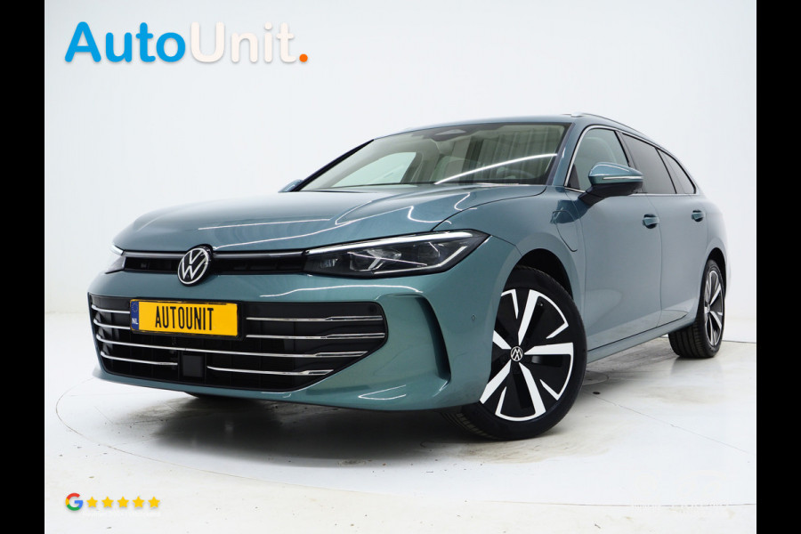 Volkswagen Passat Variant 1.5 eHybrid Elegance | Panoramadak | Leder/Alcantara | Massage | Trekhaak | HUD | Keyless | Sfeerlicht