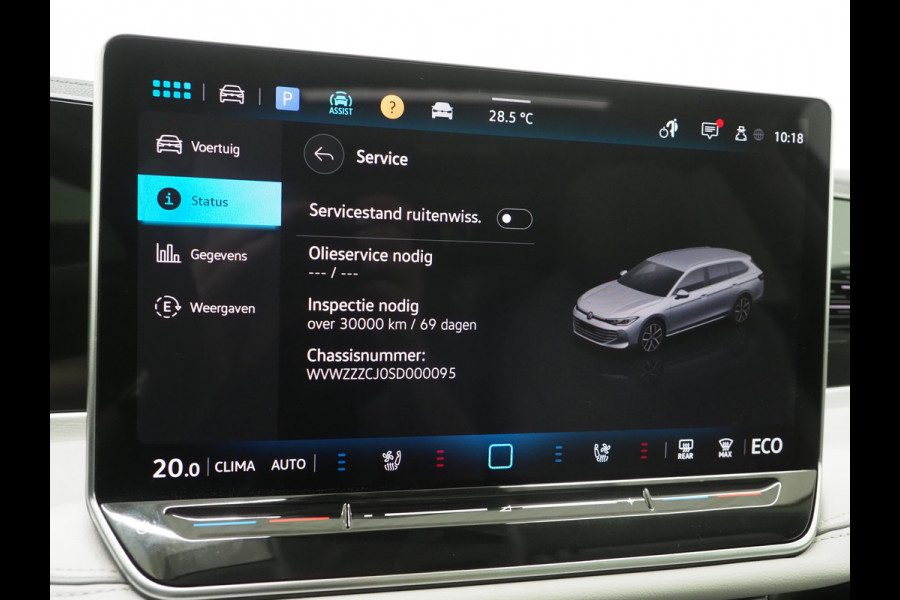 Volkswagen Passat Variant 1.5 eHybrid Elegance | Panoramadak | Leder/Alcantara | Massage | Trekhaak | HUD | Keyless | Sfeerlicht