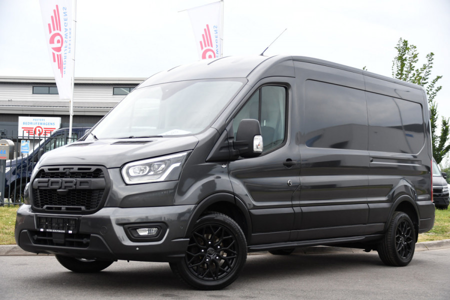 Ford Transit 350 2.0 TDCI L3H2 Limited PB Edition Camera, Cruise, Carplay, Xenon, Automaat, 185pk, Stoelverwarming, Trekhaak, Sensoren, Uniek!