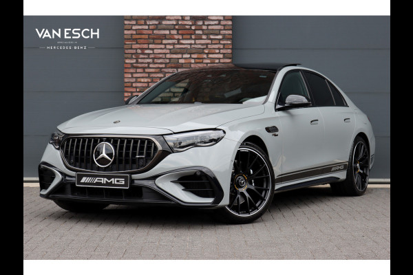 Mercedes-Benz E-Klasse AMG 53 4MATIC+ Edition 1 | 612pk | Hyperscreen | Carbon | Achterasbesturing | Distronic+ | HUD | 3D-Display | Stoelventilatie | Massage | Vlakkenverwarming | Trekhaak |