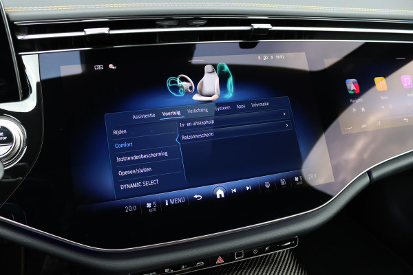 Mercedes-Benz E-Klasse AMG 53 4MATIC+ Edition 1 | 612pk | Hyperscreen | Carbon | Achterasbesturing | Distronic+ | HUD | 3D-Display | Stoelventilatie | Massage | Vlakkenverwarming | Trekhaak |