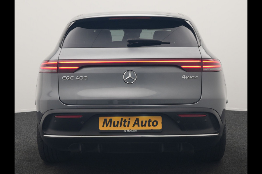 Mercedes-Benz EQC 400 4MATIC Business Solution AMG 80 kWh 408pk Dealer O.H. | Panodak | Adaptive Cruise | Head Up | 360 Camera | Burmester Audio | Lederen Sportstoelen Massage & Memory | Sfeerverlichting | Blis | Widescreen Navi | Stoelverwarming | DAB |