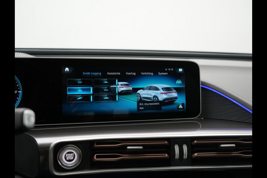 Mercedes-Benz EQC 400 4MATIC Business Solution AMG 80 kWh 408pk Dealer O.H. | Panodak | Adaptive Cruise | Head Up | 360 Camera | Burmester Audio | Lederen Sportstoelen Massage & Memory | Sfeerverlichting | Blis | Widescreen Navi | Stoelverwarming | DAB |