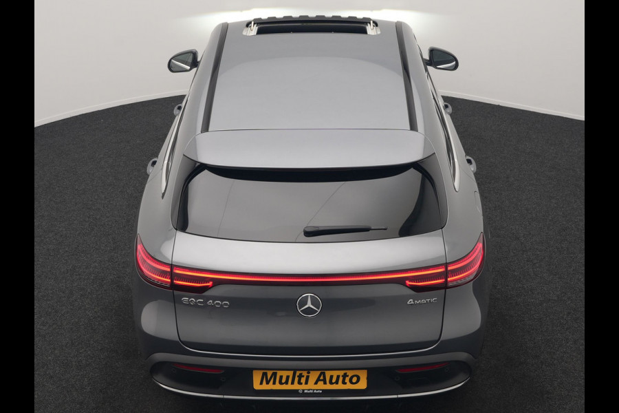 Mercedes-Benz EQC 400 4MATIC Business Solution AMG 80 kWh 408pk Dealer O.H. | Panodak | Adaptive Cruise | Head Up | 360 Camera | Burmester Audio | Lederen Sportstoelen Massage & Memory | Sfeerverlichting | Blis | Widescreen Navi | Stoelverwarming | DAB |