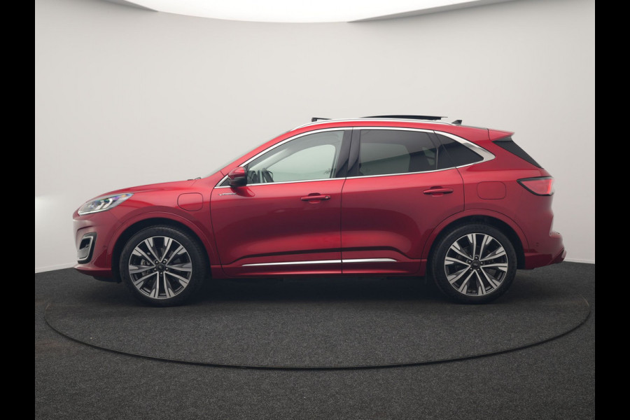 Ford Kuga 2.5 Vignale PHEV 225pk Dealer O.H. | Trekhaak Af Fabriek | Panodak | Adaptive Cruise | Head Up | Bang & Olufsen | 360 Camera | Lederen Comfortzetels Memory & Verwarmd | Keyless | Stuur Verwarmd | Blis | 20"L.M | Navigatie | Plug In Hybrid |