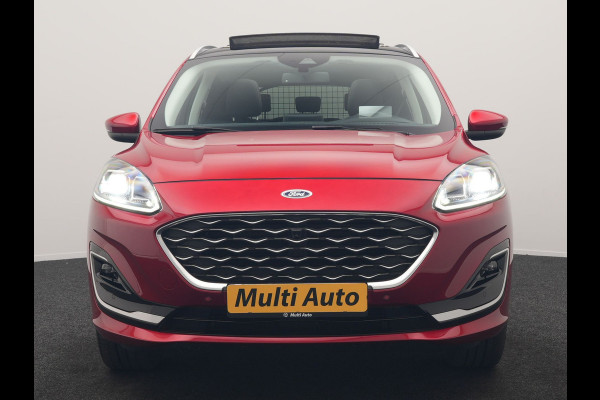 Ford Kuga 2.5 Vignale PHEV 225pk Dealer O.H. | Trekhaak Af Fabriek | Panodak | Adaptive Cruise | Head Up | Bang & Olufsen | 360 Camera | Lederen Comfortzetels Memory & Verwarmd | Keyless | Stuur Verwarmd | Blis | 20"L.M | Navigatie | Plug In Hybrid |