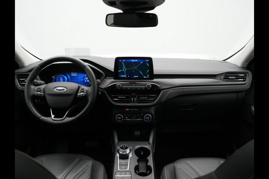 Ford Kuga 2.5 Vignale PHEV 225pk Dealer O.H. | Trekhaak Af Fabriek | Panodak | Adaptive Cruise | Head Up | Bang & Olufsen | 360 Camera | Lederen Comfortzetels Memory & Verwarmd | Keyless | Stuur Verwarmd | Blis | 20"L.M | Navigatie | Plug In Hybrid |