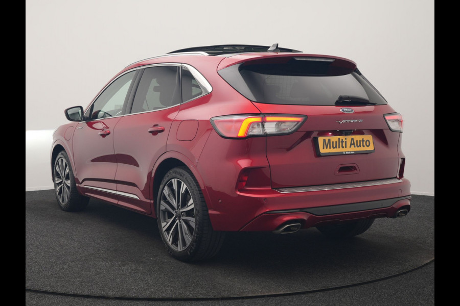 Ford Kuga 2.5 Vignale PHEV 225pk Dealer O.H. | Trekhaak Af Fabriek | Panodak | Adaptive Cruise | Head Up | Bang & Olufsen | 360 Camera | Lederen Comfortzetels Memory & Verwarmd | Keyless | Stuur Verwarmd | Blis | 20"L.M | Navigatie | Plug In Hybrid |