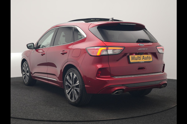 Ford Kuga 2.5 Vignale PHEV 225pk Dealer O.H. | Trekhaak Af Fabriek | Panodak | Adaptive Cruise | Head Up | Bang & Olufsen | 360 Camera | Lederen Comfortzetels Memory & Verwarmd | Keyless | Stuur Verwarmd | Blis | 20"L.M | Navigatie | Plug In Hybrid |