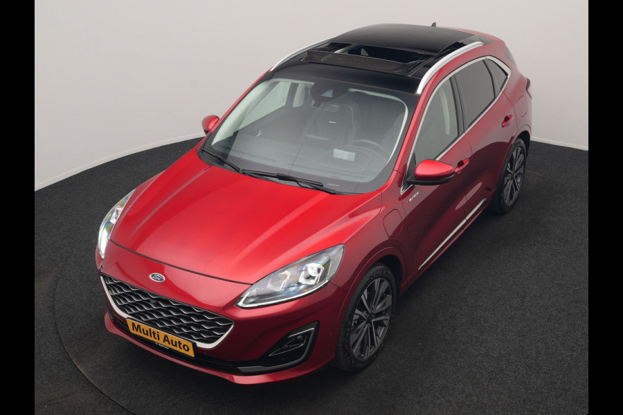 Ford Kuga 2.5 Vignale PHEV 225pk Dealer O.H. | Trekhaak Af Fabriek | Panodak | Adaptive Cruise | Head Up | Bang & Olufsen | 360 Camera | Lederen Comfortzetels Memory & Verwarmd | Keyless | Stuur Verwarmd | Blis | 20"L.M | Navigatie | Plug In Hybrid |
