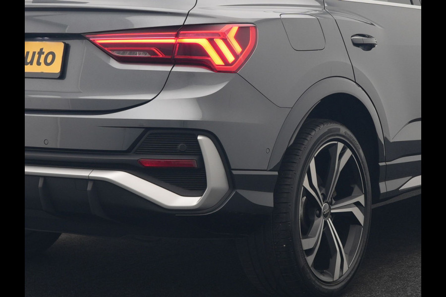 Audi Q3 Sportback 45 TFSI e 2x S Line PHEV 245pk Dealer O.H. | Trekhaak Af Fabriek | Adaptive Cruise | Matrix LED | Camera | Sonos Audio | Alcantara Sportstoelen Verwarmd | Blis | Navigatie | DAB | 20"L.M | Plug In Hybrid |