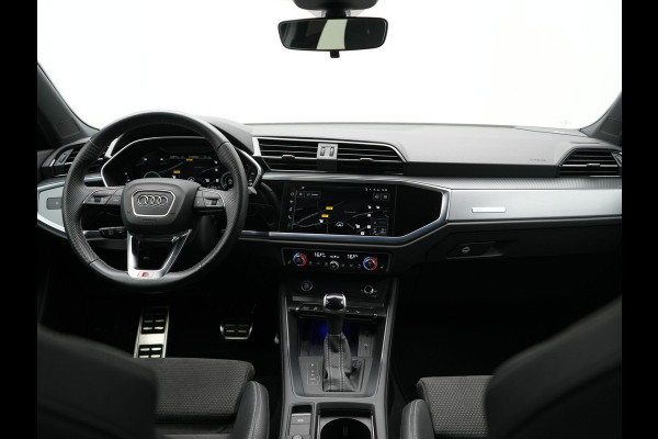 Audi Q3 Sportback 45 TFSI e 2x S Line PHEV 245pk Dealer O.H. | Trekhaak Af Fabriek | Adaptive Cruise | Matrix LED | Camera | Sonos Audio | Alcantara Sportstoelen Verwarmd | Blis | Navigatie | DAB | 20"L.M | Plug In Hybrid |
