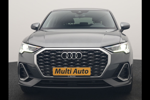 Audi Q3 Sportback 45 TFSI e 2x S Line PHEV 245pk Dealer O.H. | Trekhaak Af Fabriek | Adaptive Cruise | Matrix LED | Camera | Sonos Audio | Alcantara Sportstoelen Verwarmd | Blis | Navigatie | DAB | 20"L.M | Plug In Hybrid |