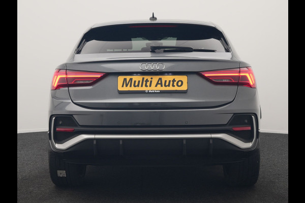 Audi Q3 Sportback 45 TFSI e 2x S Line PHEV 245pk Dealer O.H. | Trekhaak Af Fabriek | Adaptive Cruise | Matrix LED | Camera | Sonos Audio | Alcantara Sportstoelen Verwarmd | Blis | Navigatie | DAB | 20"L.M | Plug In Hybrid |