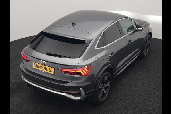 Audi Q3 Sportback 45 TFSI e 2x S Line PHEV 245pk Dealer O.H. | Trekhaak Af Fabriek | Adaptive Cruise | Matrix LED | Camera | Sonos Audio | Alcantara Sportstoelen Verwarmd | Blis | Navigatie | DAB | 20"L.M | Plug In Hybrid |