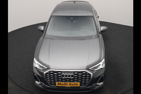 Audi Q3 Sportback 45 TFSI e 2x S Line PHEV 245pk Dealer O.H. | Trekhaak Af Fabriek | Adaptive Cruise | Matrix LED | Camera | Sonos Audio | Alcantara Sportstoelen Verwarmd | Blis | Navigatie | DAB | 20"L.M | Plug In Hybrid |