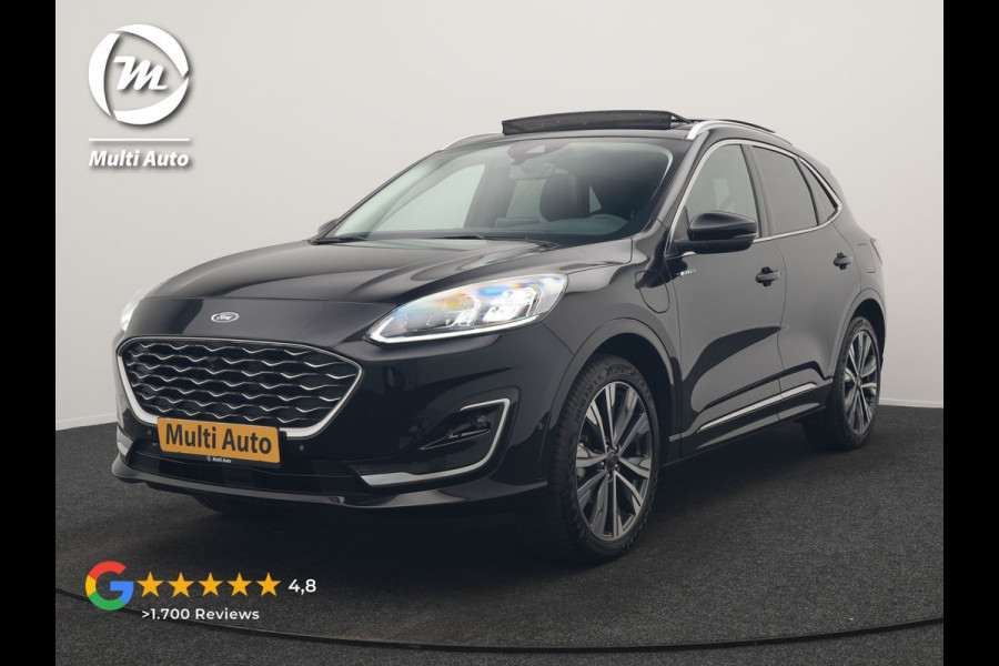 Ford Kuga 2.5 Vignale PHEV 225pk Dealer O.H. | Panodak | Adaptive Cruise | 360 Camera | Bang & Olufsen | Lederen Comfortzetels Memory & Verwarmd | Stuur Verwarmd | Keyless | Blis | Apple Carplay | Navigatie | DAB | Plug In Hybrid |