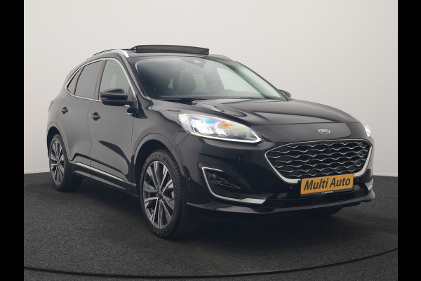 Ford Kuga 2.5 Vignale PHEV 225pk Dealer O.H. | Panodak | Adaptive Cruise | 360 Camera | Bang & Olufsen | Lederen Comfortzetels Memory & Verwarmd | Stuur Verwarmd | Keyless | Blis | Apple Carplay | Navigatie | DAB | Plug In Hybrid |