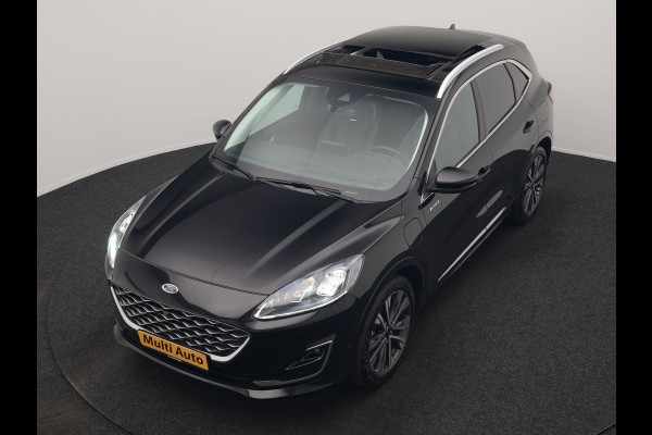Ford Kuga 2.5 Vignale PHEV 225pk Dealer O.H. | Panodak | Adaptive Cruise | 360 Camera | Bang & Olufsen | Lederen Comfortzetels Memory & Verwarmd | Stuur Verwarmd | Keyless | Blis | Apple Carplay | Navigatie | DAB | Plug In Hybrid |