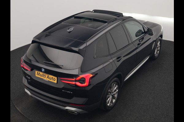 BMW X3 xDrive30e High Executive PHEV 293pk Dealer O.H. | Trekhaak Af Fabriek | Panodak | Head Up | 360 Camera | Laser LED | Lederen Sportstoelen Memory & Verwarmd | Sfeerverlichting | Apple Carplay | Blis | Keyless | Navigatie | DAB | Plug In Hybrid |