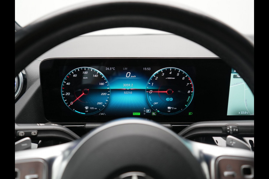 Mercedes-Benz B-Klasse 250 e Business Solution AMG Limited PHEV 218pk Dealer O.H. | Burmester Audio | Alcantara Sportstoelen Verwarmd | Camera | Sfeerverlichting | Apple Carplay | Widescreen Navigatie | DAB | Plug In Hybrid |