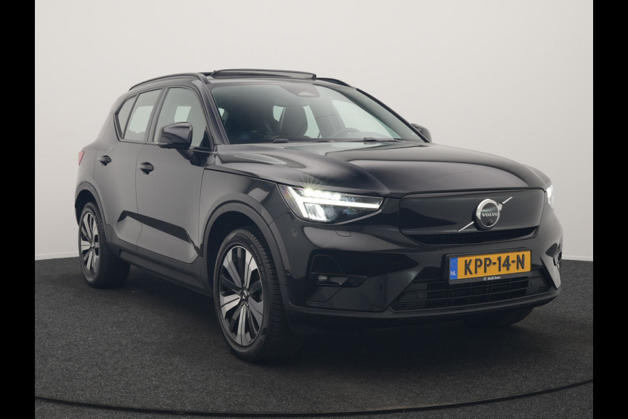 Volvo XC40 Ultimate Recharge Pure 70 kWh 231pk Dealer O.H. | Trekhaak Af Fabriek | Panodak | Adaptive Cruise | 360 Camera | Harman / Kardon | Alcantara Sportstoelen Memory & Verwarmd | Keyless | Blis | Apple Carplay | Google Assistent | DAB |