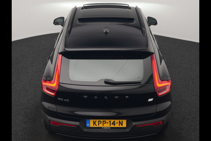 Volvo XC40 Ultimate Recharge Pure 70 kWh 231pk Dealer O.H. | Trekhaak Af Fabriek | Panodak | Adaptive Cruise | 360 Camera | Harman / Kardon | Alcantara Sportstoelen Memory & Verwarmd | Keyless | Blis | Apple Carplay | Google Assistent | DAB |