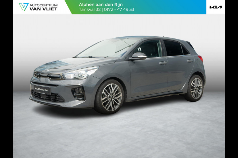 Kia Rio 1.0 T-GDi MHEV GT-Line | Navi | PDC | Clima | Stoel en stuurverwarming | Achteruitrijcamera |