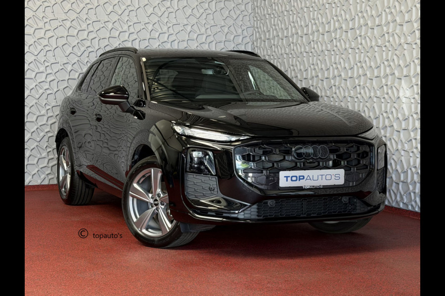 Audi Q3 35 TFSI S-EDITION MILD HYBRID ZONDER STEKKER AUDI.TREKHAAK LEER PANO SCHUIFDAK ELEK.KLEP
