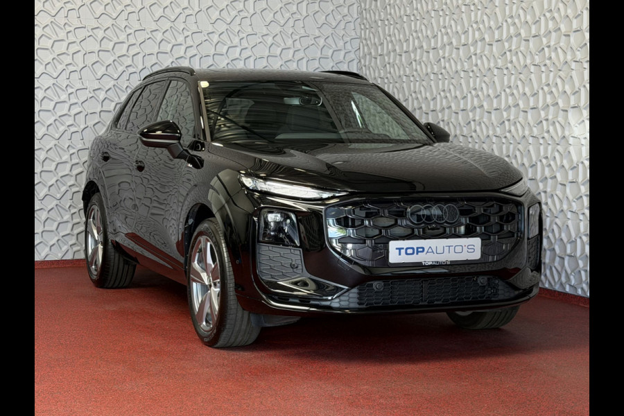 Audi Q3 35 TFSI S-EDITION MILD HYBRID ZONDER STEKKER AUDI.TREKHAAK LEER PANO SCHUIFDAK ELEK.KLEP