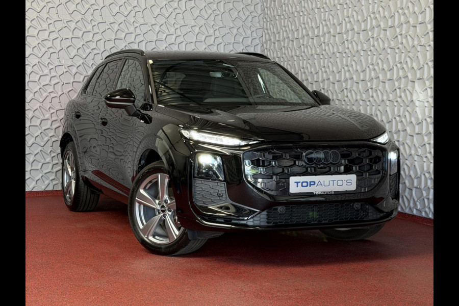 Audi Q3 35 TFSI S-EDITION MILD HYBRID ZONDER STEKKER AUDI.TREKHAAK LEER PANO SCHUIFDAK ELEK.KLEP