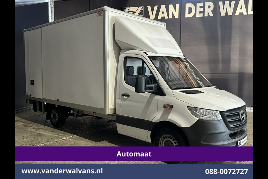 Mercedes-Benz Sprinter 317CDI Automaat 228cm Hoog Bakwagen Laadklep Zijdeur Euro6 Airco | Lat om Lat betimmering | Leder Bijrijdersbank, 22m3 kuub, 946kg laadvermogen