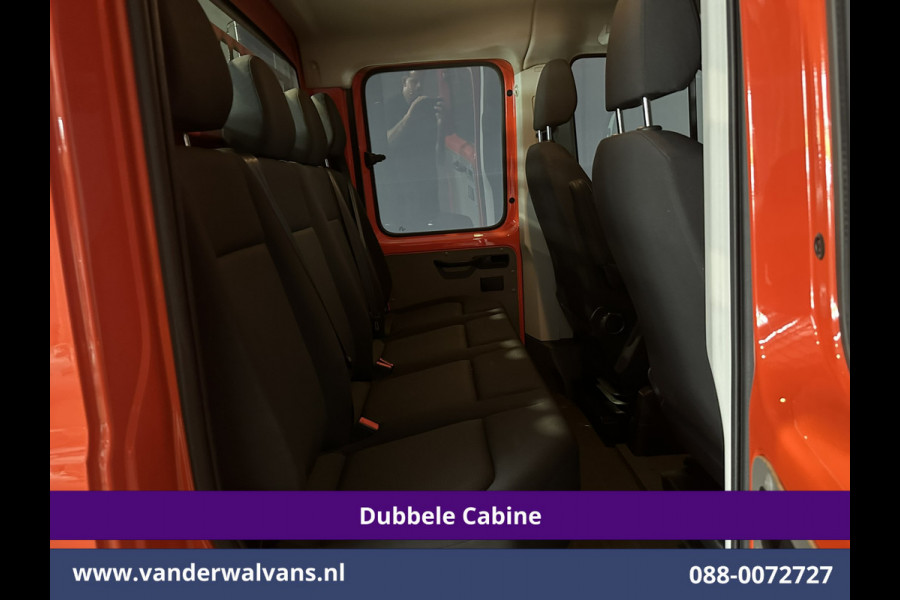 Volkswagen Crafter 2.0 177pk Pick Up Dubbele Cabine 3500kg Trekhaak Open Laadbak Euro6 Airco | 6-Zits | Camera | Navigatie | Apple Carplay Android Auto, Cruisecontrol, Chauffeursstoel