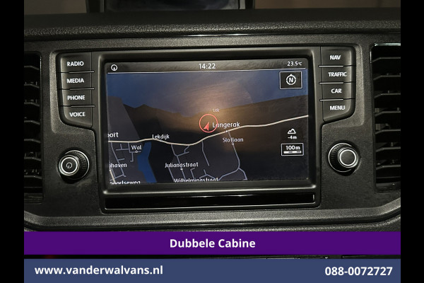 Volkswagen Crafter 2.0 177pk Pick Up Dubbele Cabine 3500kg Trekhaak Open Laadbak Euro6 Airco | 6-Zits | Camera | Navigatie | Apple Carplay Android Auto, Cruisecontrol, Chauffeursstoel