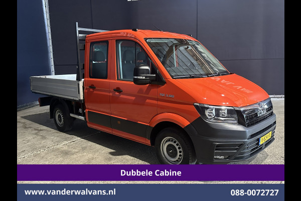 Volkswagen Crafter 2.0 177pk Pick Up Dubbele Cabine 3500kg Trekhaak Open Laadbak Euro6 Airco | 6-Zits | Camera | Navigatie | Apple Carplay Android Auto, Cruisecontrol, Chauffeursstoel