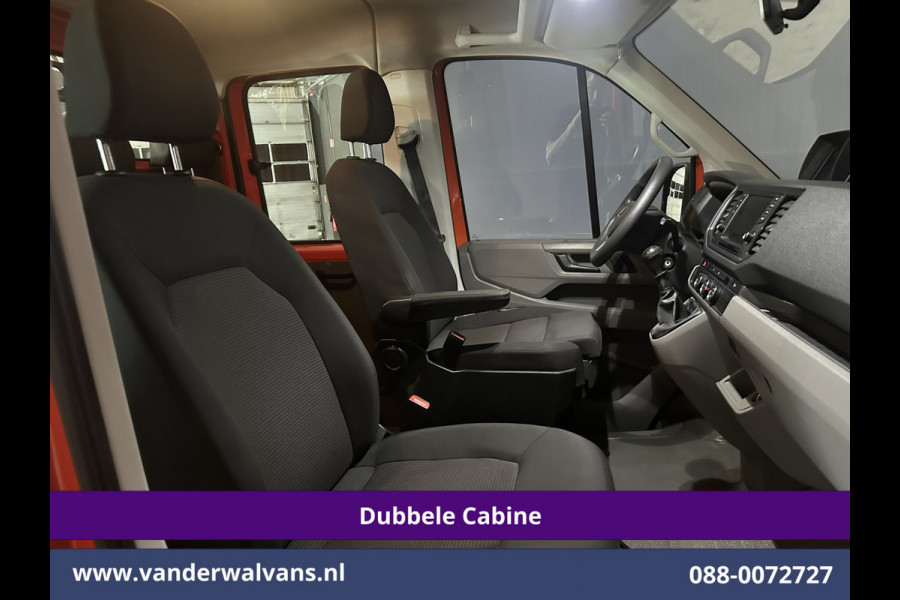 Volkswagen Crafter 2.0 177pk Pick Up Dubbele Cabine 3500kg Trekhaak Open Laadbak Euro6 Airco | 6-Zits | Camera | Navigatie | Apple Carplay Android Auto, Cruisecontrol, Chauffeursstoel