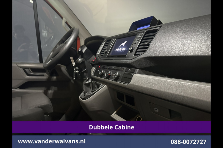 Volkswagen Crafter 2.0 177pk Pick Up Dubbele Cabine 3500kg Trekhaak Open Laadbak Euro6 Airco | 6-Zits | Camera | Navigatie | Apple Carplay Android Auto, Cruisecontrol, Chauffeursstoel