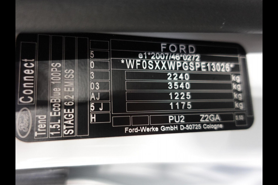Ford Transit Connect 1.5 EcoBlue L2 Trend Automaat Trekhaak Airco Bluetooth Camera Cruise Control Trekhaak