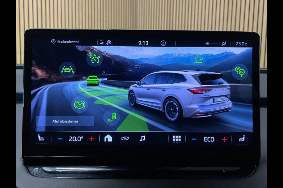 Škoda ENYAQ iV 80 Sportline|91% SOH|BLACK&WHITE EDITION|ACC|APPLE CARPLAY|CAMERA|STOEL+STUURVERW|NAVI|NAP|NL|INCL.BTW|1e EIGENAAR|