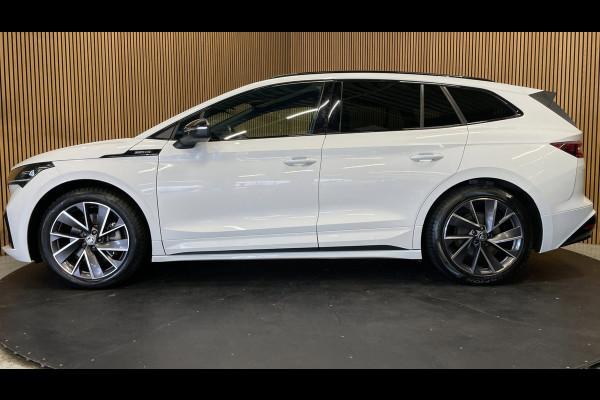 Škoda ENYAQ iV 80 Sportline|91% SOH|BLACK&WHITE EDITION|ACC|APPLE CARPLAY|CAMERA|STOEL+STUURVERW|NAVI|NAP|NL|INCL.BTW|1e EIGENAAR|