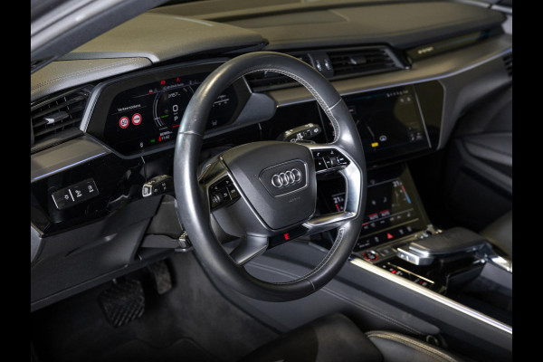 Audi e-tron S quattro 95 kWh SOH 89% / 503pk / NAP / Panorama dak / Rondomzicht camera / Kuipstoelen /